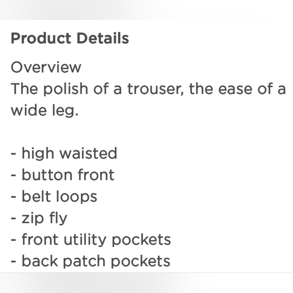 **NWT**High-Rise Baggy Wide Leg Jean - Picture 4 of 7